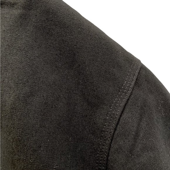 Carhartt Men's Black Hooded Zip-up Jacket Made In USA J140-BLK Sz 2XL New - Picture 2 of 12